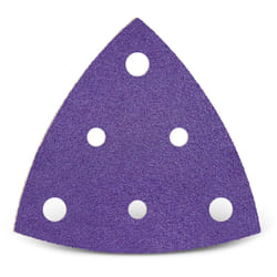 Titanium hd Feuilles abrasives auto-agrippantes, 82 mm, 6 trous, p. Ponceuses delta, Mix céramique (Lot de 50) G1200 - Menzer