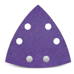 MENZER Titanium HD Feuilles abrasives auto-agrippantes, 93 mm, 6 trous, p. Ponceuses delta, Mix céramique (Lot de 50) G180