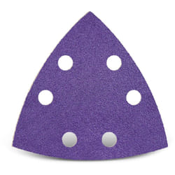 Titanium hd Feuilles abrasives auto-agrippantes, 93 mm, 6 trous, p. Ponceuses delta, Mix céramique (Lot de 50) G600 - Menzer