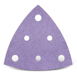 Purple hd Feuilles abrasives auto-agrippantes, 82 mm, 6 trous, p. Ponceuses delta, Mix céramique (Lot de 50) G80 - Menzer