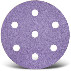 MENZER Purple HD Disques abrasifs auto-agrippants, 90 mm, 7 trous, p. Ponceuses excentriques, Mix céramique (Lot de 50) G400