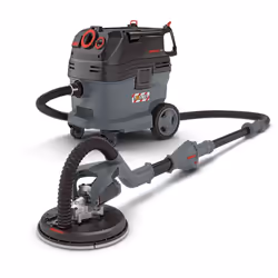 MENZER Ponceuse Girafe LHS 225 & Aspirateur de Sécurité (Aspirateur Eau et Poussière) VCL 530 PRO, avec Kit d’Abrasifs Le cla ...