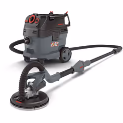 MENZER Ponceuse Girafe LHS 225 VARIO & Aspirateur de Sécurité (Aspirateur Eau et Poussière) VCL 530 PRO, avec Kit d’Abrasifs ...