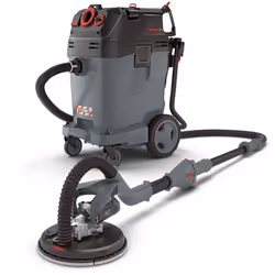MENZER Ponceuse Girafe LHS 225 PRO & Aspirateur de Sécurité (Aspirateur Eau et Poussière) VCL 550 PRO, avec Kit d’Abrasifs Un ...