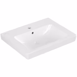 Métro Villeroy & Boch 2.0 Lavabo, 600x470 mm, pour montage sur meubles SUBWAY 2.0, Convient pour un montage à 3 trous, Viller ...