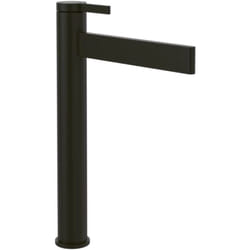 Mitigeur lavabo droit surélevé villeroy et boch Dawn sans tirette Noir mat