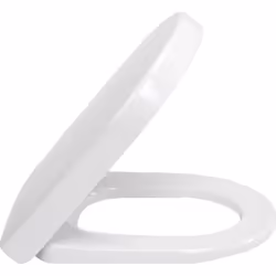 Villeroy &amp; Boch 9M68S101, Allongé, Abattant rigide, Blanc, Acier inoxydable, Termodurcissable