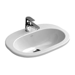 Vasque o. novo à encastrer - Couleur: blanc