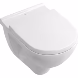 Ensemble cuvette de WC et abattant Contient une cuvette de WC suspendue avec sortie horizontale, à fond creux Siège WC avec f ...