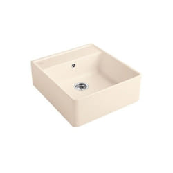 Evier timbre office  Tradition Ivory CeramicPlus avec vidage manuel