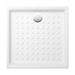 Receveur o.novo extra plat - carré - Dimensions : 100 x 100 cm - Couleur : blanc