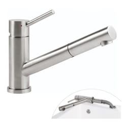 Villeroy&boch - Robinet cuisine rabattable villeroy et boch Como Shower window inox