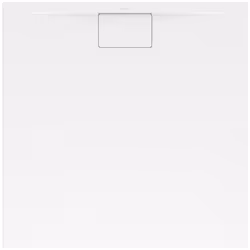 Receveur antidérapant 90 x 90  Architectura Metalrim acrylique carré blanc