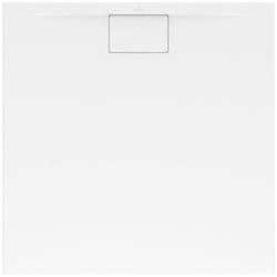 Receveur antidérapant 90 x 90  Architectura Metalrim acrylique carré blanc