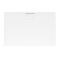Receveur antidérapant 100 x 70 x 4,8  Architectura Metalrim acrylique rectangle blanc