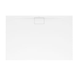 Receveur antidérapant 100 x 80 x 4,8  Architectura Metalrim acrylique rectangle blanc