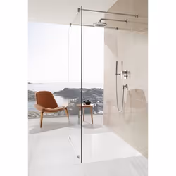 Receveur antidérapant 120 x 90 x 4,8 Architectura Metalrim acrylique rectangle blanc
