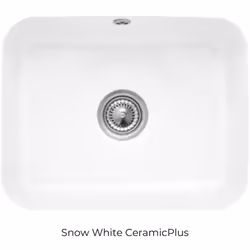 Les avantages de l'évier 1 bac VILLEROY ET BOCH Cisterna 60C Blanc snow white - avec vidage manuel Installation possible dire ...