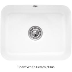 Villeroy&boch - Evier 1 bac villeroy et boch Cisterna 60C Snow White CeramicPlus avec vidage manuel