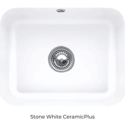 Evier 1 bac  Cisterna 60C Snow White CeramicPlus