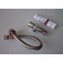 Villeroy & Boch Subway 2.0 set de raccordement (arrivée d’eau) ViClean robinet équerre 1/2“ x 3/8“ tuyau d’alimentation super ...