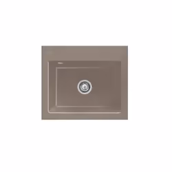 Evier  Subway 60 S 60 x 51cm sans egouttoir Timber CeramicPlus avec vidage automatique