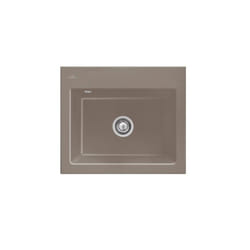 Evier  Subway 60 S 60 x 51cm sans egouttoir Timber CeramicPlus avec vidage automatique
