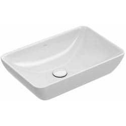 Venticello - Vasque, 55x36 cm, avec trop-plein, sans trou pour mitigeur, CeramicPlus, blanc alpin 411355R1 - Villeroy&boch