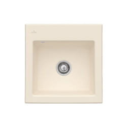 Villeroy&boch - Evier villeroy et boch Subway 50 s 52,5 x 51 cm sans egouttoir Ivory CeramicPlus