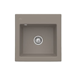 Villeroy&boch - Evier villeroy et boch Subway 50 s 52,5 x 51 cm sans egouttoir Timber CeramicPlus