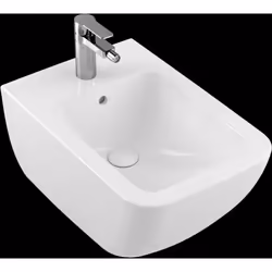 Villeroy & Boch Bidet Venticello 441100 porcelaine sanitaire Dimensions : 375 x 560 mm, Carré pour montage à 1 trou Trou de b ...
