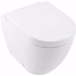WC à poser avec conception sans bride DirectFlush fond creux AquaReduct technologie de rinçage volume de chasse d’eau 3/4,5 l ...