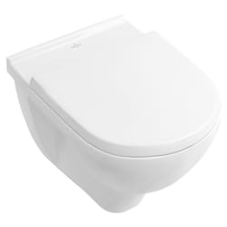 Villeroy&boch - O.novo, Cuvette suspendue sans bride, avec abattant amovible et frein de chute