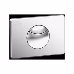 Villeroy & Boch ViConnect 100S 1x Plaque dactionnement WC largeur 205 mm x hauteur 145 mm x profondeur 22 mm Plastique Chasse ...