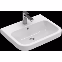 Villeroy & Boch Architectura évier 600x470 mm pour montage à 3 trous trou taraudé central percé avec trop-plein porcelaine sa ...