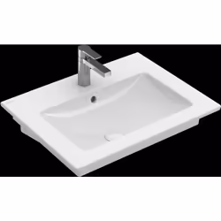 Villeroy & Boch Venticello Lave-mains 4124G6 porcelaine sanitaire Dimensions : 600 x 500 mm Karree dessous du sol pour montag ...