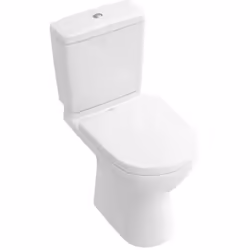 Description générale Pack complet comprenant une cuvette sur pied O.novo sans bride, un réservoir avec double touche chromé,  ...