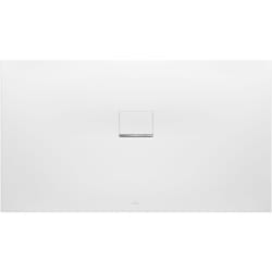 Receveur antidérapant 160 x 90 villeroy et boch Squaro Infinity quaryl rectangle edelweiss - blanc - edelweiss
