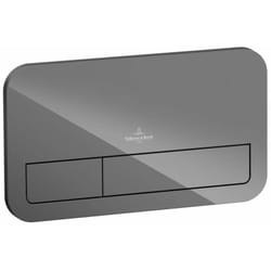 ViConnect - Plaque de déclenchement M200, verre Glossy Grey 922400RA - Villeroy&boch