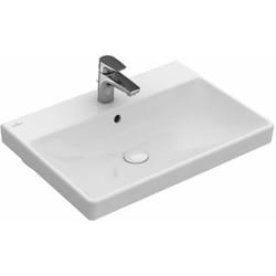 Villeroy&boch - Avento - Meuble lavabo 60x47 cm, avec trop-plein, trou de robinetterie, CeramicPlus, blanc alpin 415860R1