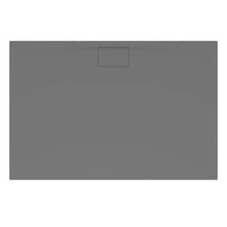 Receveur antidérapant 100 x 80 x 4,8  Architectura Metalrim acrylique rectangle gris anthracite