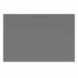 Receveur antidérapant 100 x 90 x 4,8 Architectura Metalrim acrylique rectangle gris anthracite