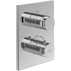 Villeroy&boch - Mitigeur thermostatique encastré 2 voies villeroy et boch Universal rectangle Chrome