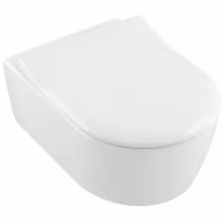 Le Combi-Pack comprend cuvette suspendue avec conception sans bride DirectFlush volume de chasse d’eau 3/6 l sortie horizonta ...