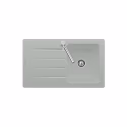 Les avantages de l'Evier Villeroy et boch Architectura 50 86 x 51 cm Fossile - Vidage automatique inclus Fabriqué en France U ...
