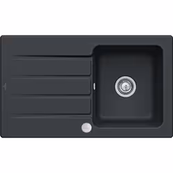 VILLEROY & BOCH - Evier 50  - Céramique -  gris anthracite réversible Architectura -  vidage automatique inclus