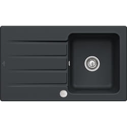 VILLEROY & BOCH - Evier 50  - Céramique -  gris anthracite réversible Architectura -  vidage automatique inclus