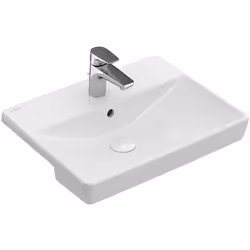 Villeroy & Boch Avento élément vasque Dimensions : 550x360mm pour montage à 3 trous trou taraudé central percé avec trop-plei ...
