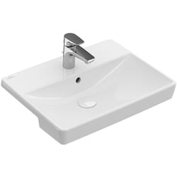 Villeroy&boch - Avento lavabo porche 5501, 550x360mm, 1 trou pour