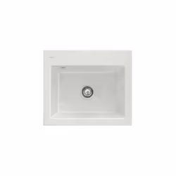 Evier  Subway 60 S 60 x 51cm sans egouttoir Steam CeramicPlus avec vidage manuel